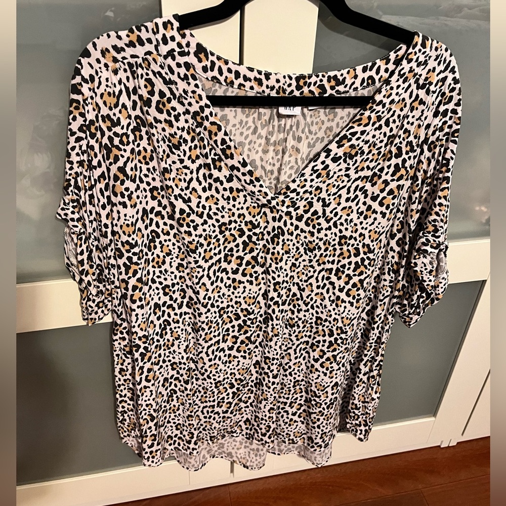 Gap blouse, XXL, Cheetah print